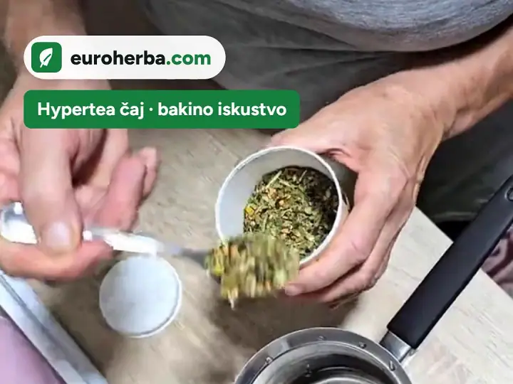 Dvije kašičice čaja, pa kipuća voda.