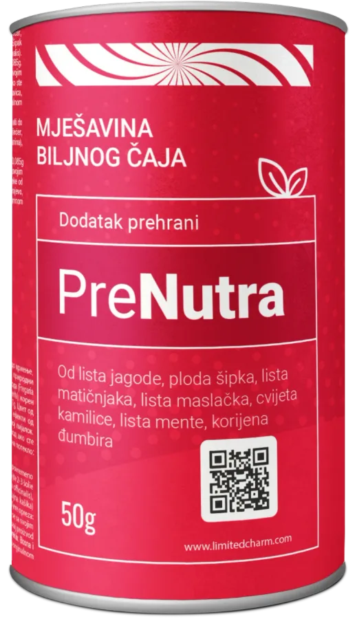 PreNutra, biljni čaj od lista jagode, matičnjaka i đumbira